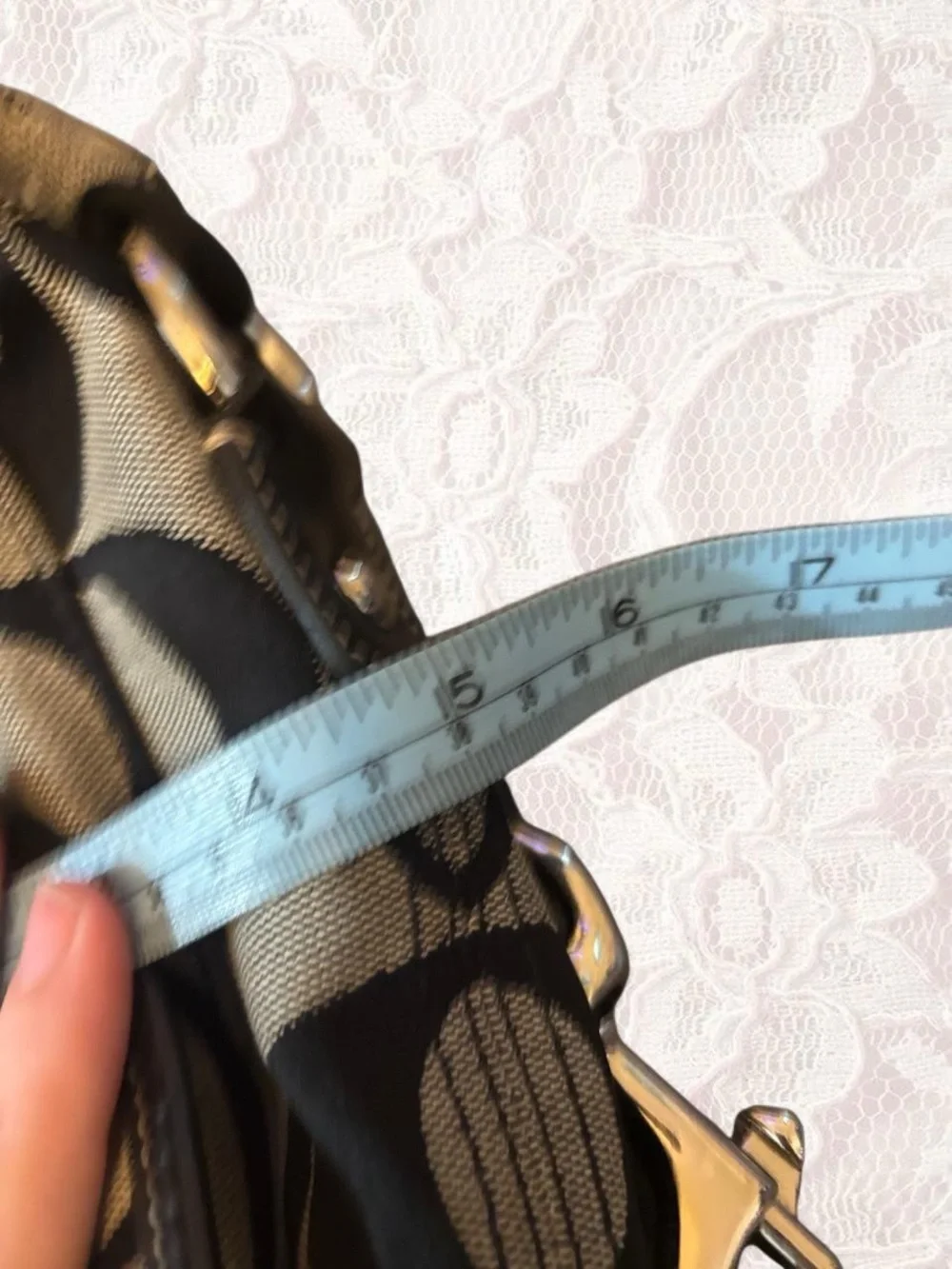 Coach Signature Canvas Satchel in Khaki and Black